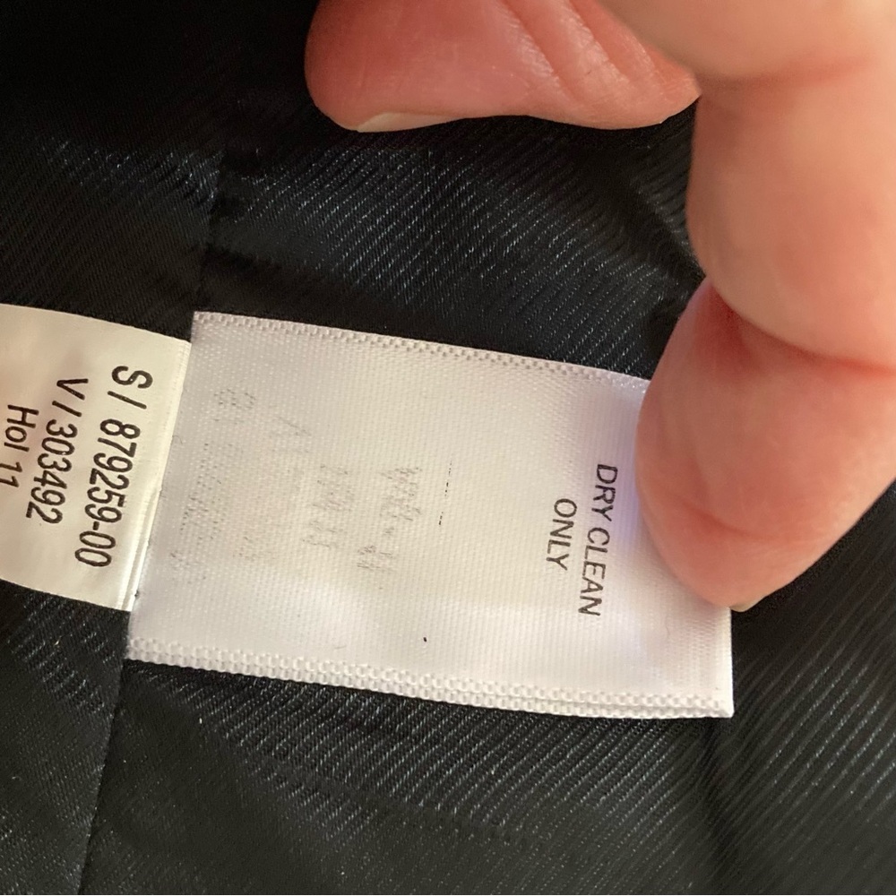 Men's Banana Republic Vest Herringbone Grey Wool/poly blend XXL - Picture 4 of 5